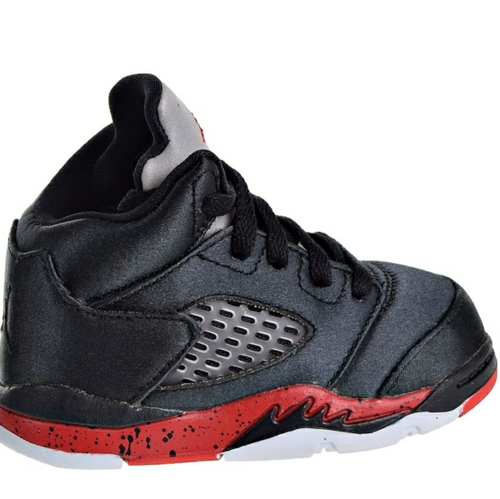 Air Jordan 5 V Retro Black University Red
